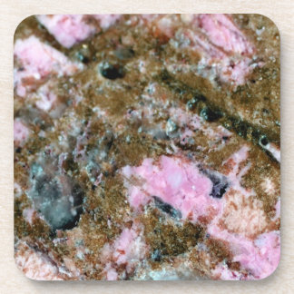 Posavasos Serie Gemstone - Tulita verde y rosa oscuro