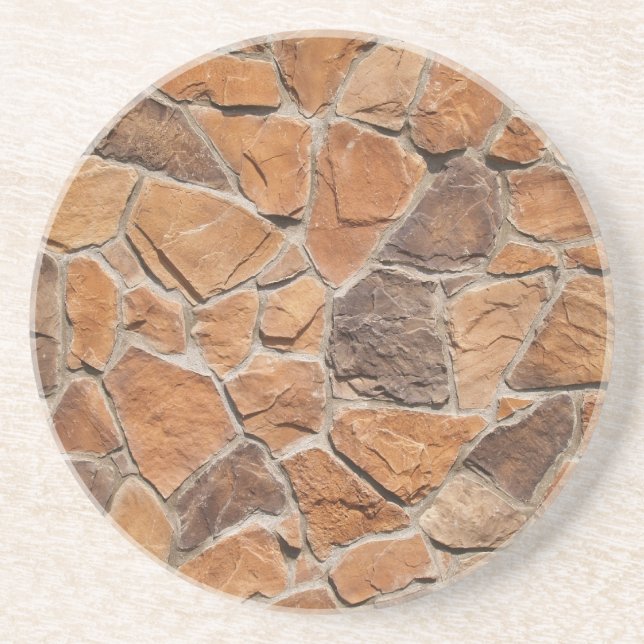 Posavasos Serie Ladrillo, Roca, Piedra---Revestimiento de Pi (Frente)
