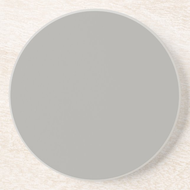 Posavasos Serie sólida: escayola gris claro (Frente)