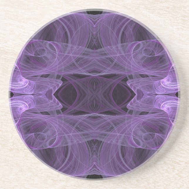 Posavasos Serie Varios-25---Coaster Morado Negro 1 de (Frente)