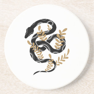Posavasos Serpiente con plantas