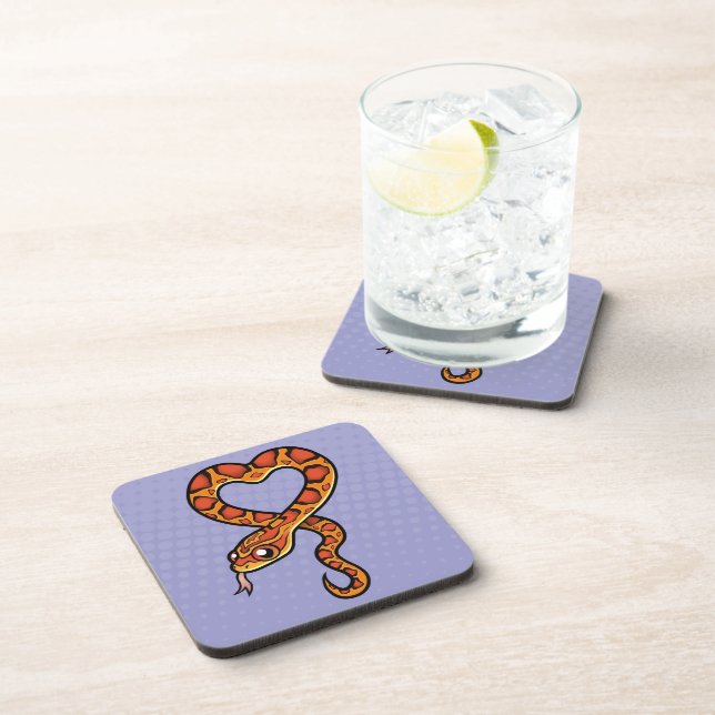 Posavasos Serpiente de Dibujos Animados (Lado Derecho)