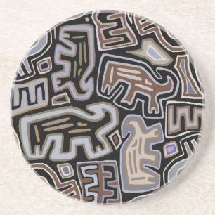 Posavasos Serpiente Ritual Espiritus Peyote Chamán