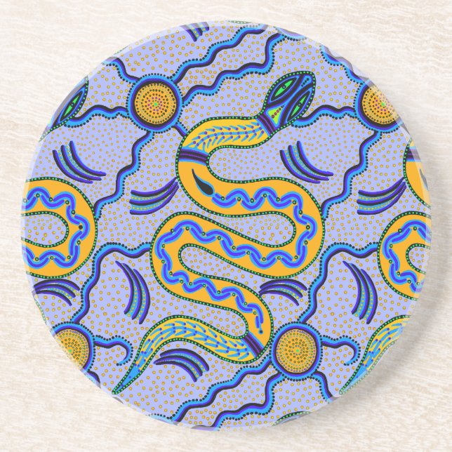 Posavasos Serpiente Tribal (Frente)