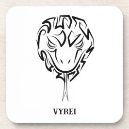 Posavasos Serpiente Tribal Negra y Blanca