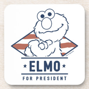 Posavasos Sesame Street Elmo para Presidente Antiguo
