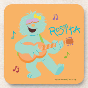 Posavasos Sesame Street Rosita tocando la guitarra