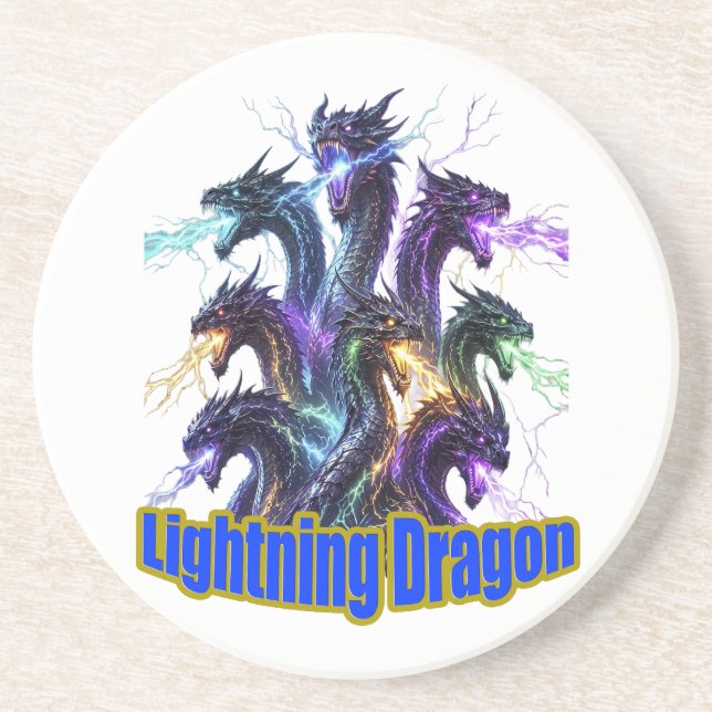 Posavasos Seven-Headed Lightning Dragon (Frente)