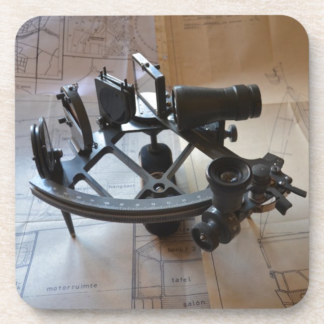 Posavasos Sextante Antiguo (Frente)