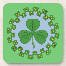 Posavasos Shamrock and Knotwork