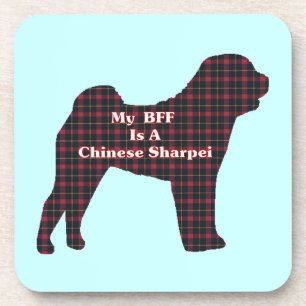 Posavasos Sharpei BFF chino