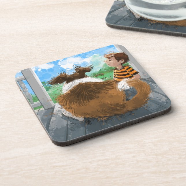 Posavasos Sheldon y Davie Relaxing (Lado Izquierdo)