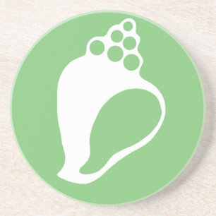 Posavasos Shell verde