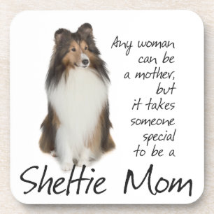 Posavasos Sheltie Mom Coasters