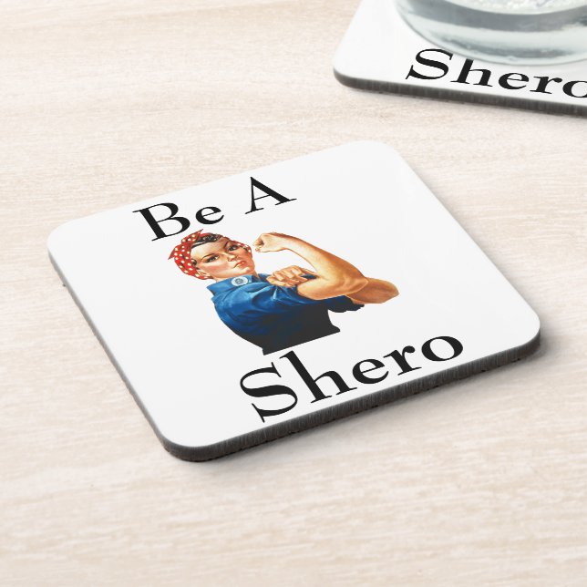 Posavasos Shero Bebida Coaster (Lado Izquierdo)