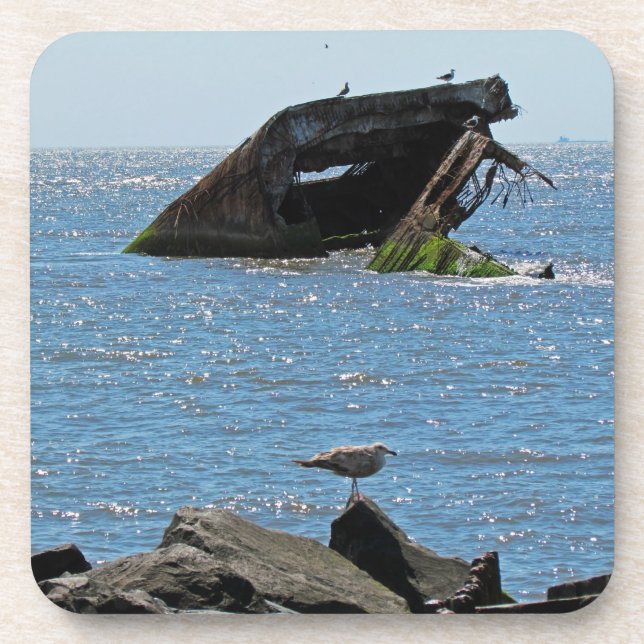 Posavasos Shipwreck de Cape May (Frente)