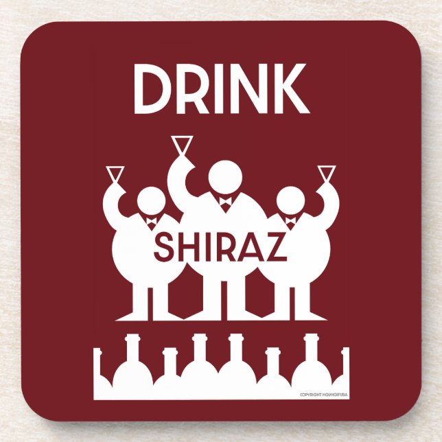 Posavasos Shiraz Wine Drinkers (Frente)