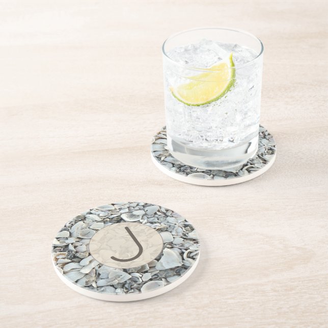 Posavasos Shoreline Shells Mongram Style (Lado)