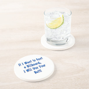 Posavasos Si quiero alquilar una pizarra