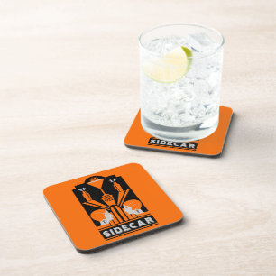 Posavasos Sidecar Cocktail Art Deco