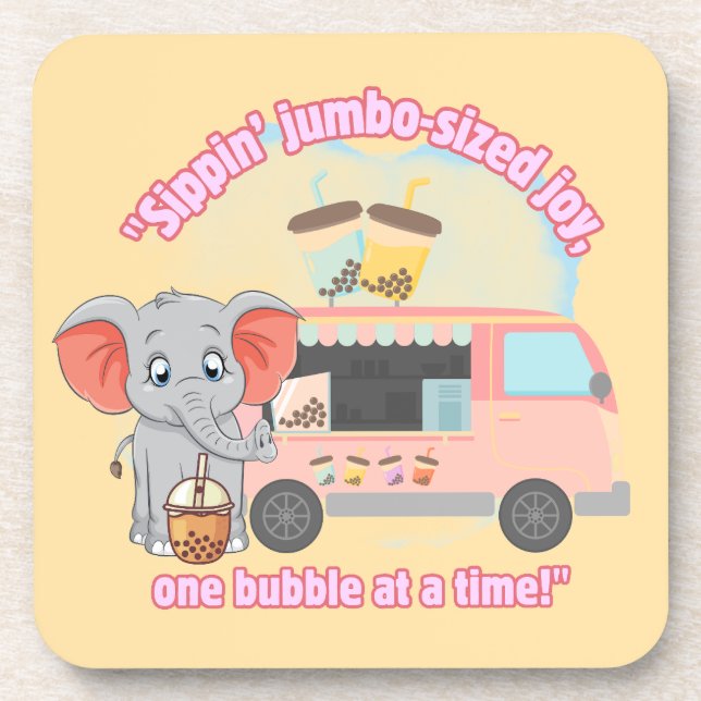 Posavasos Siendo una gran alegría, una burbuja a la vez (Frente)