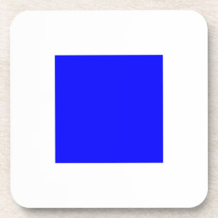 Posavasos SIERRA Blanca con Plaza Azul