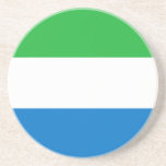 Posavasos Sierra Leone Flag<br><div class="desc">Patriotic flag of Sierra Leone.</div>
