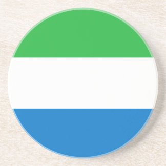 Posavasos Sierra Leone Flag