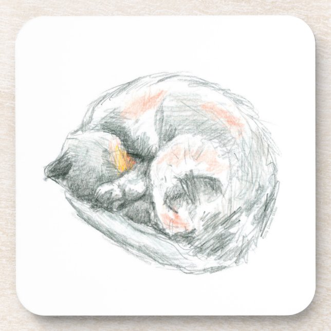 Posavasos Siesta del Gato (Frente)