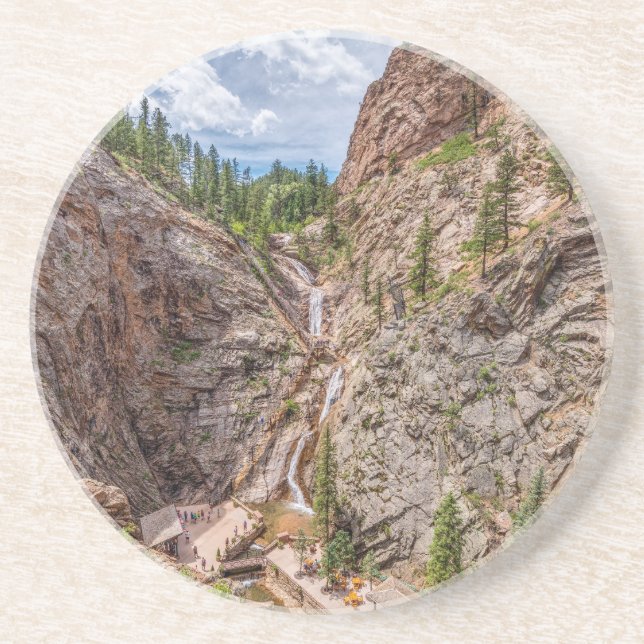 Posavasos Siete cataratas de Colorado (Frente)