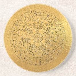 Posavasos Sigillum Dei Sello de Dios Angélico John Dee Diagr
