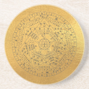 Posavasos Sigillum Dei Sello de Dios Angélico John Dee Diagr