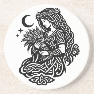 Posavasos Sigilo de la Doncella de Virgo — Tatuaje de Zodiac