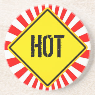 Posavasos signo de advertencia, HOT