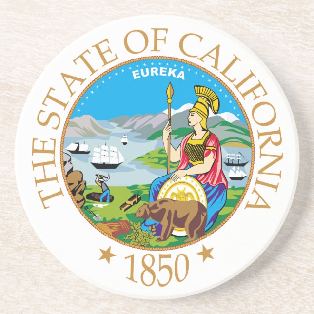 Posavasos Signo de California (Frente)