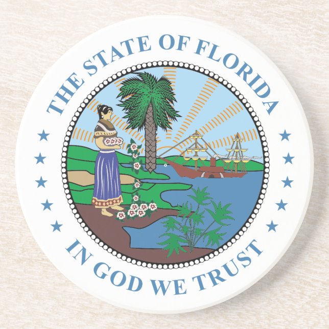 Posavasos Signo de Florida (Frente)