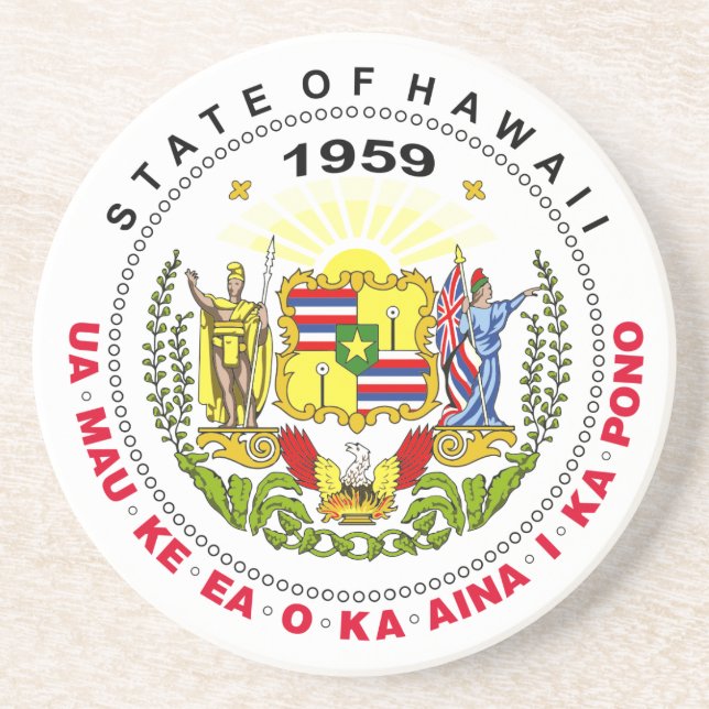 Posavasos Signo de Hawaii (Frente)