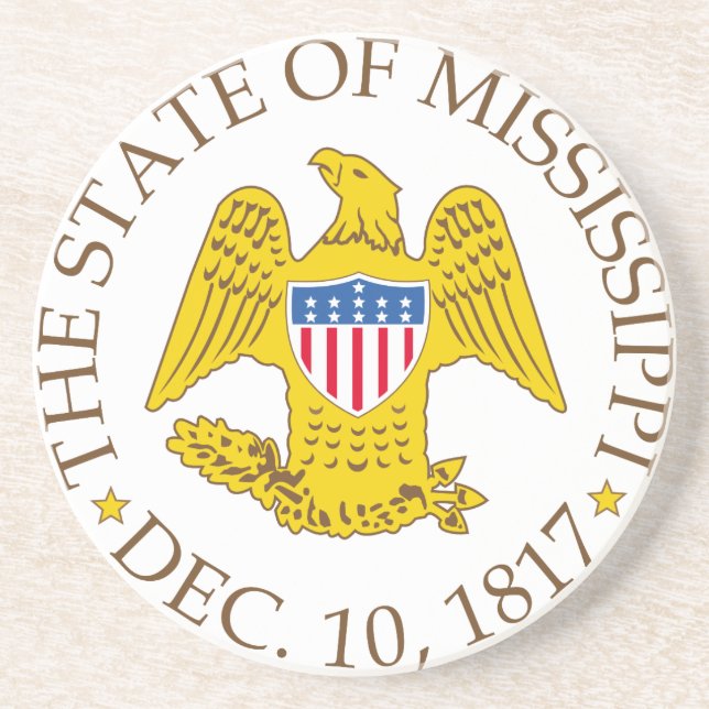 Posavasos Signo de Mississippi (Frente)