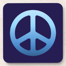 Signo de paz azul