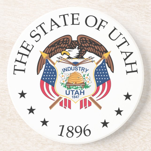 Posavasos Signo de Utah (Frente)