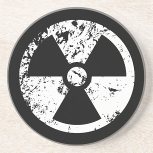Posavasos Signo radioactivo nuclear
