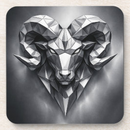 Posavasos signo zodiacal Aries estilo masculino