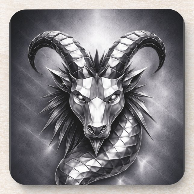 Posavasos signo zodiacal capricornio (Frente)
