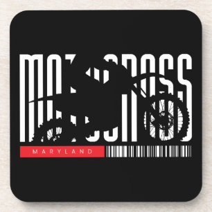 Posavasos Silueta de Motocicleta de Motocross de Maryland