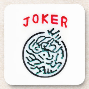 Posavasos Símbolo de juego MahJong Tapa de broma