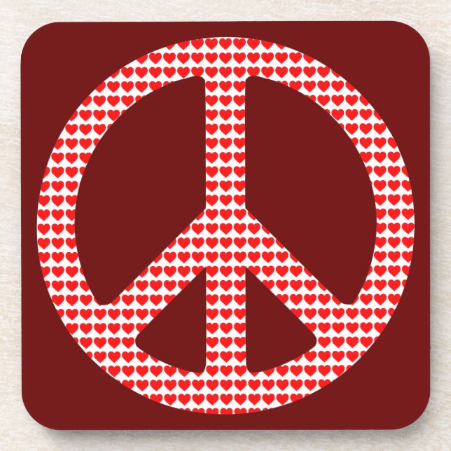 Posavasos Símbolo de paz (Frente)