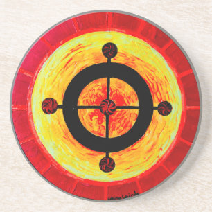 Posavasos Símbolo solar celta