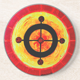 Posavasos Símbolo solar celta