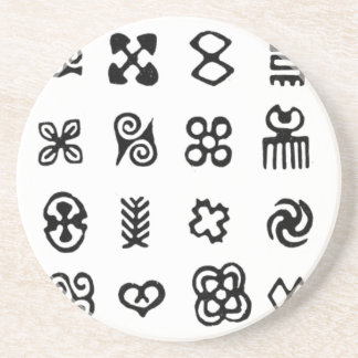 Posavasos Símbolos africanos de Adinkra