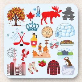 Posavasos Símbolos de Canadá